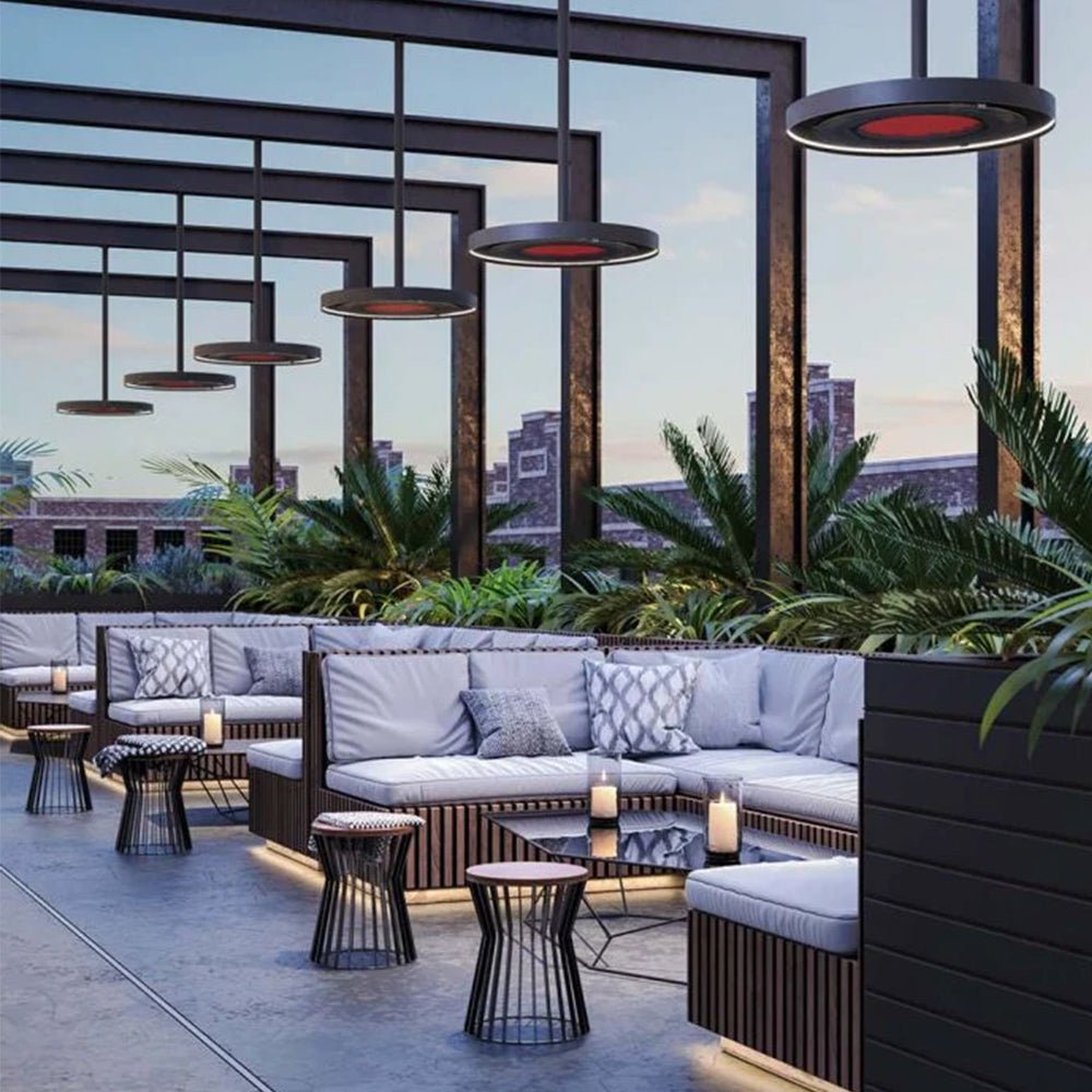 Bromic Heating Eclipse Smart-Heat™ 28-Inch Dual Element 240V Electric Infrared Patio Heater, 2900W [BH0920001-1] (SAK41624)