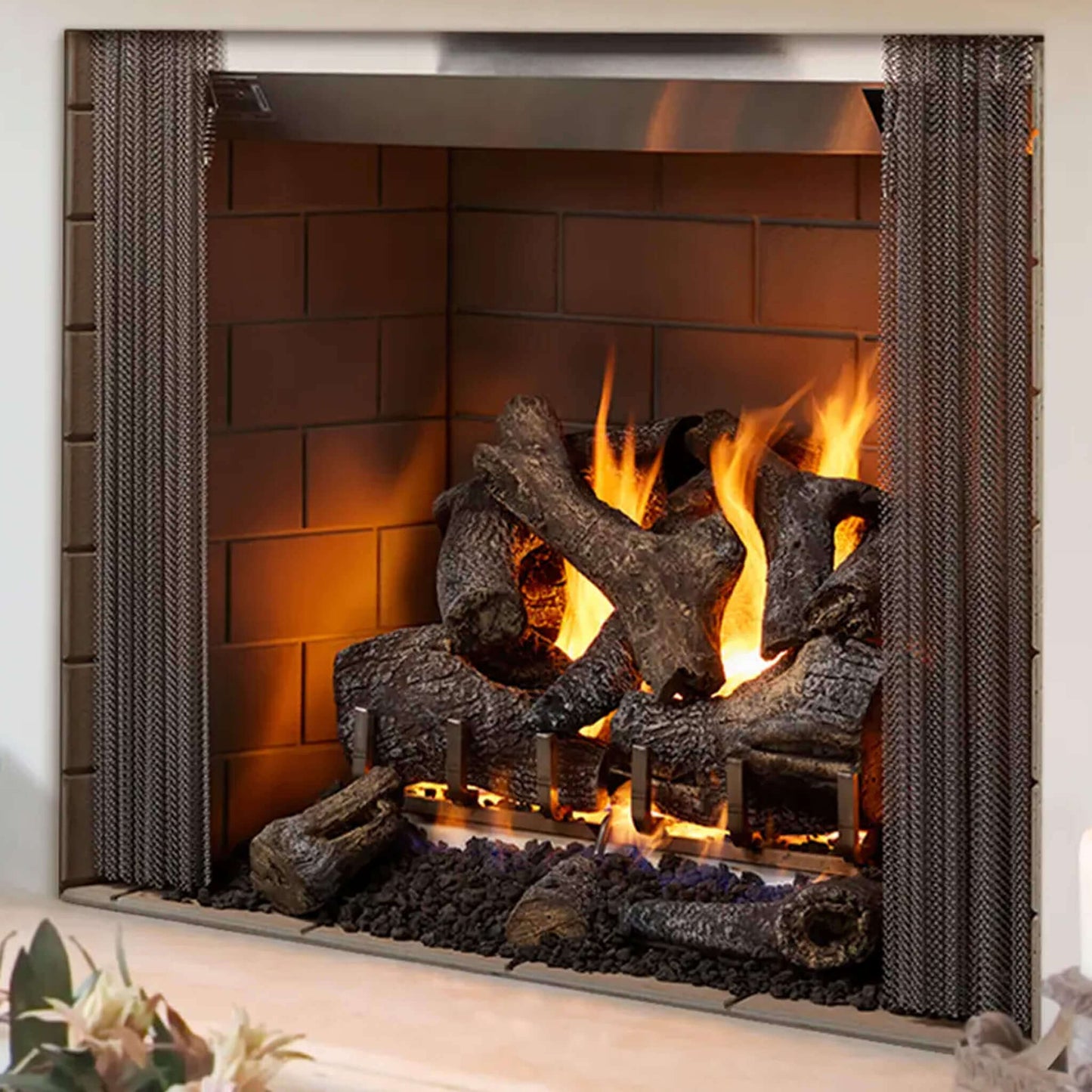 Majestic Castlewood 42" Outdoor Wood Burning Fireplace [ODCASTLEWD-42-B] (SAK32468)