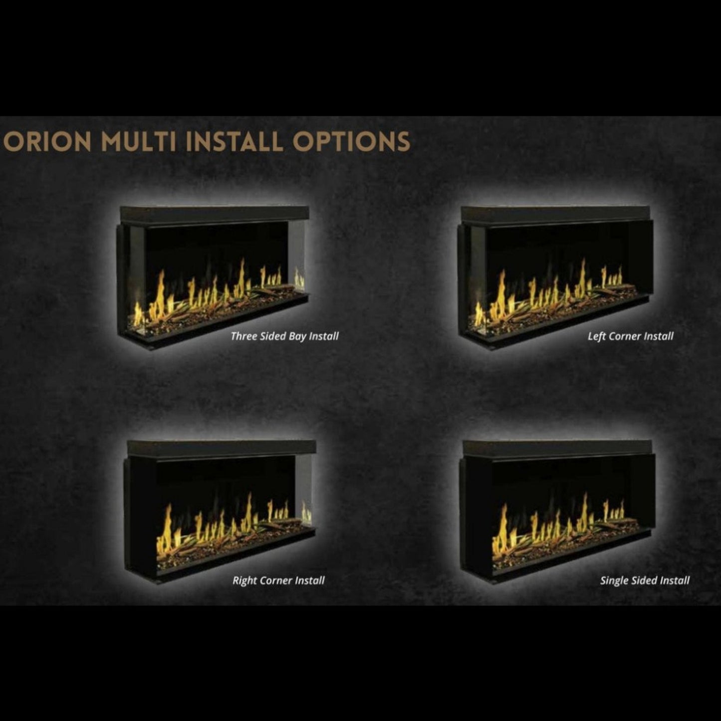 Modern Flames Orion Multi 76" Heliovision Built-In Electric Fireplace [OR76-MULTI] (SAK93726)